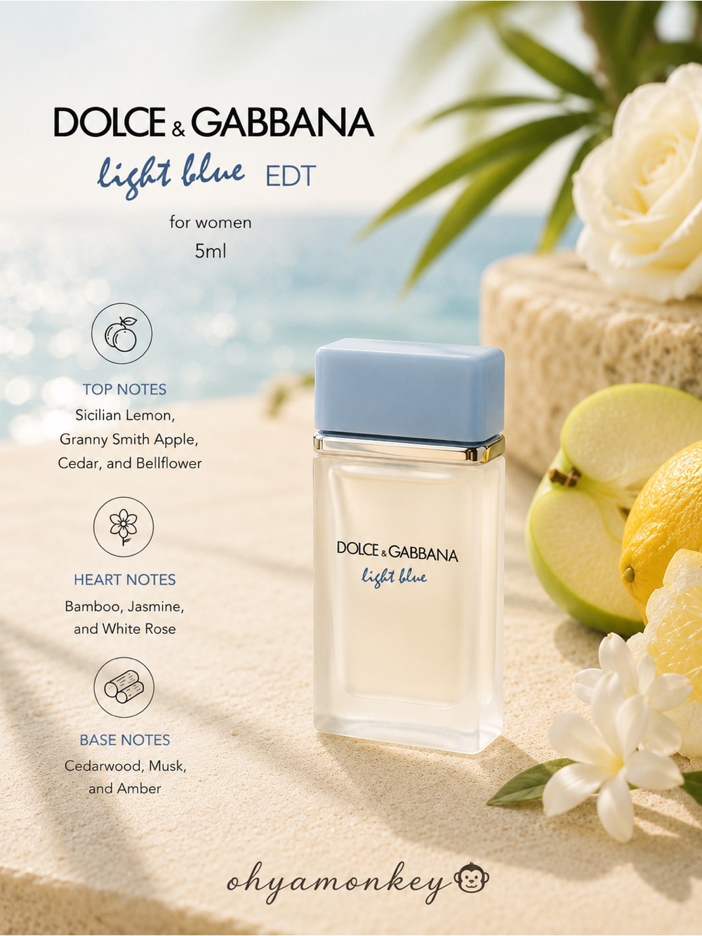 Dolce & Gabbana Light Blue EDT 5ml Mini Dabber